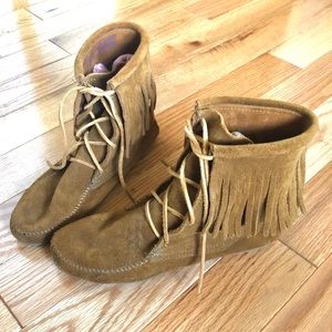 Moccasin Ankle Boots